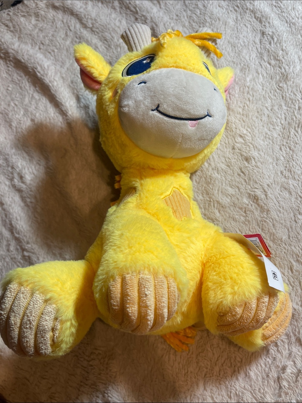 Plush Yellow Giraffe Soft Toy - Kids Plush Stuffed Animal playskool Brand
